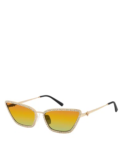 KURT GEIGER CAT EYE SUNGLASSES, 60MM