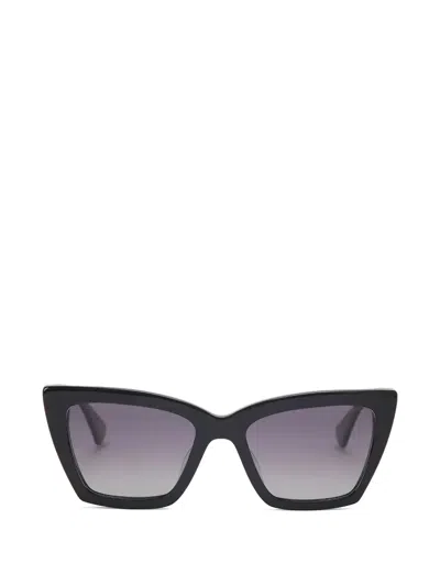 Kurt Geiger Cat-eye Sunglasses In Black