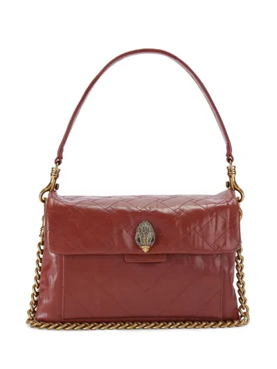 Kurt Geiger Celia Quilted Head Shoulder Bag In Brown