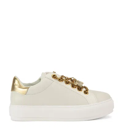 Kurt Geiger Chain-detail Charm Laney Sneakers In White