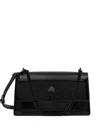 Kurt Geiger Chain Emblem Satchel In Black
