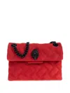 Kurt Geiger Chain-strap Quilted Mini Bag In Red
