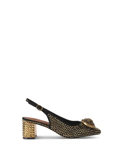 Kurt Geiger Chelsea Block Slingback In Black Other