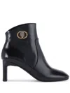 Kurt Geiger Chelsea Square Toe Bootie In Black