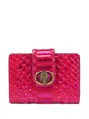 Kurt Geiger Chelsea Eagle-embellishment Wallet In Red