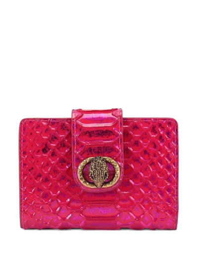 Kurt Geiger Chelsea Eagle-embellishment Wallet In Red