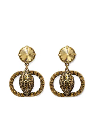 Kurt Geiger Chelsea Eagle-head Drop Earrings In Gold