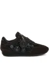 Kurt Geiger Chelsea Jewel Tag Sneakers In Black