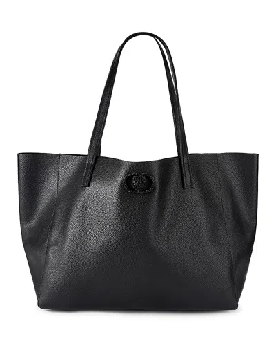 Kurt Geiger Chelsea Leather Slouch Shopper Bag In Black