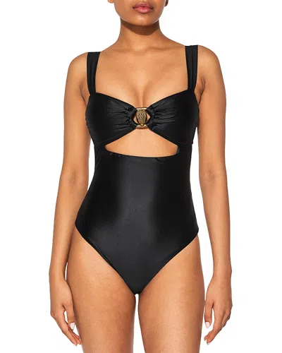 Kurt Geiger Chelsea One Piece Swimsuit In Black