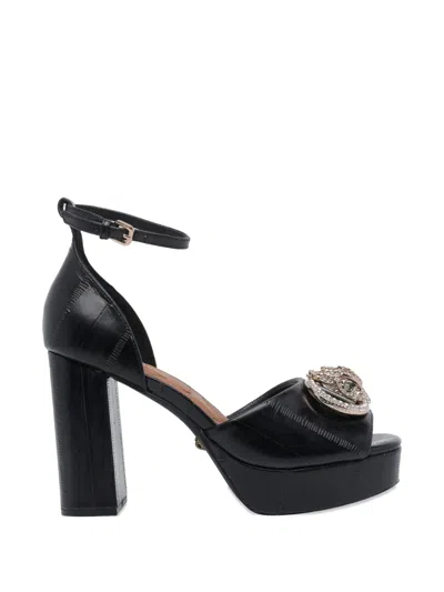 Kurt Geiger Chelsea Platform Sandals In Black