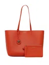 Kurt Geiger Chelsea Shopper Charm Tote Bag In Orange