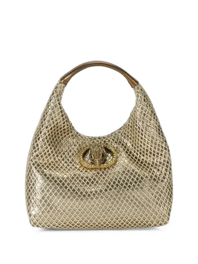 Kurt Geiger Chelsea Small Slouch Bag In Gold