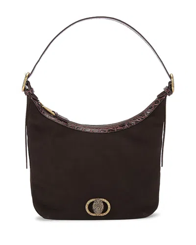 Kurt Geiger Chelsea Soft Hobo Bag In Brown