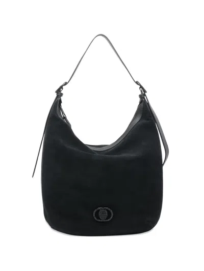 Kurt Geiger Chelsea Suede Logo-plaque Tote Bag In White