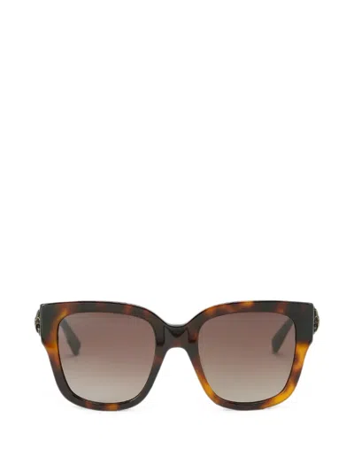 Kurt Geiger Chelsea Tortoiseshell-effect Sunglasses In Brown