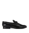 Kurt Geiger Croc-embossed Alton Loafers In Black