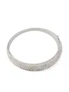Kurt Geiger Crystal-embellished Bracelet In Silver