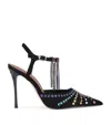 Kurt Geiger Crystal-embellished Heels In Multi