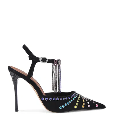 KURT GEIGER CRYSTAL-EMBELLISHED HEELS
