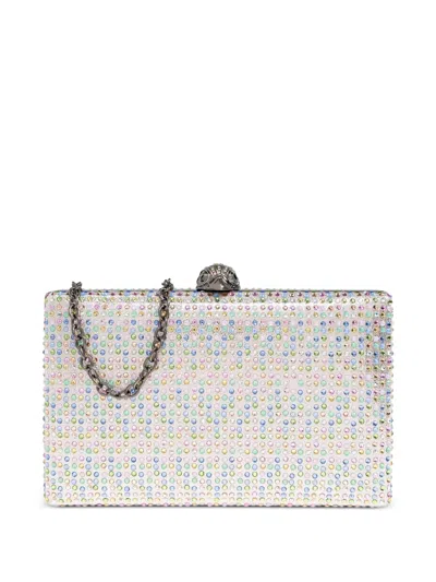 Kurt Geiger Crystal Kensington Embellished Clasp Mini Bag In Multi
