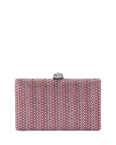 Kurt Geiger London Kensington Crystal Frame Clutch In Pink
