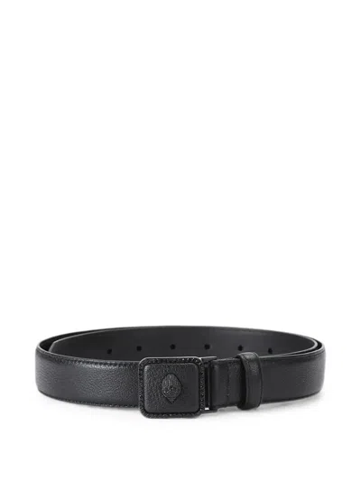Kurt Geiger Crystal-embellished Eagle Head Belt In Black