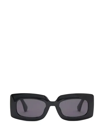 Kurt Geiger Crystal-embellished Quilted-effect Sunglasses In Black