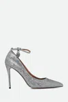 Kurt Geiger Decollétté Crystal Argento In Argento