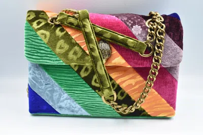 Kurt Geiger Denim Kensington Bag L Shoulder Purse In Red