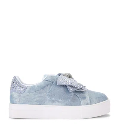 Kurt Geiger Kids' Denim Mini Laney Eagle Sneakers