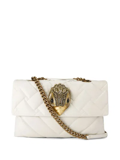 Kurt Geiger Drench Kensington Shoulder Bag In White