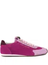 Kurt Geiger Eagle-appliqué Lace-up Sneakers In Pink