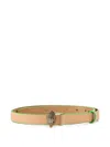 Kurt Geiger Eagle Belt In Nude