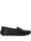 Kurt Geiger Eagle-driver Penny Leather Loafers In Black