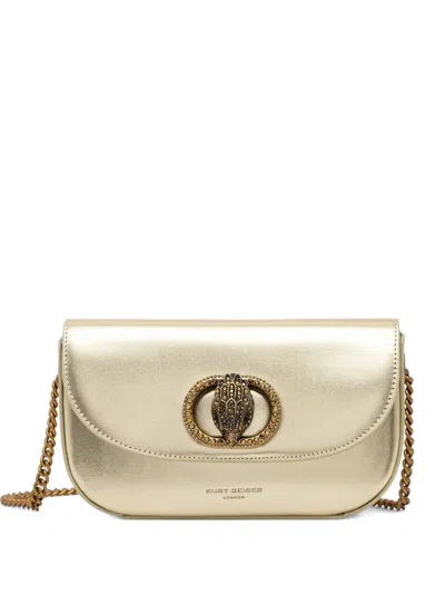 Kurt Geiger Chelsea Embellished Shoulder Bag In Yellow