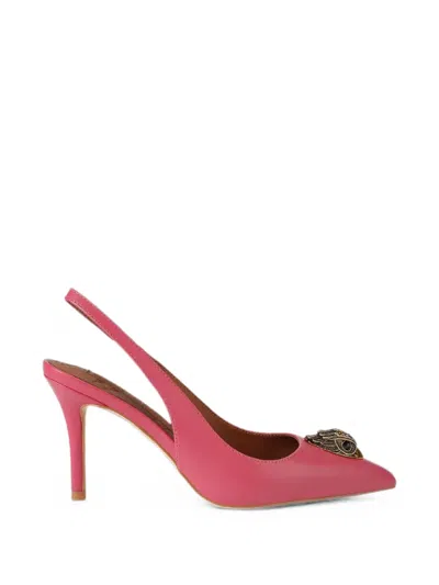 Kurt Geiger Eagle Head Slingback Pumps In Pink