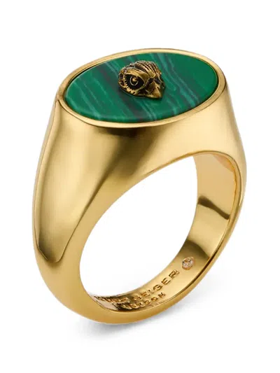 Kurt Geiger Eagle Signet Ring In Gold