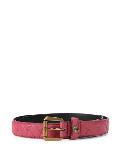 Kurt Geiger Eagle-embellishment Belt In Pink