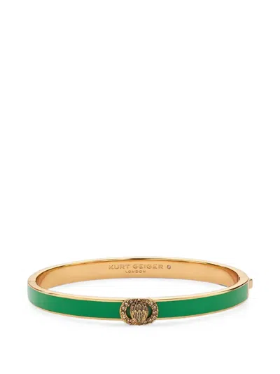 Kurt Geiger Eagle-embellishment Bracelet In Green