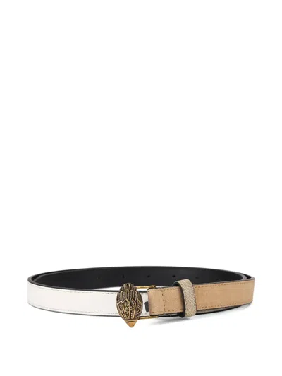 Kurt Geiger Eagle-head Buckle Belt In Brown