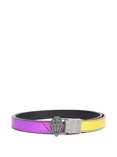 Kurt Geiger Eagle-head Reversible Belt In Multi
