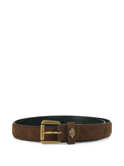 Kurt Geiger Eagle-motif Belt In Brown