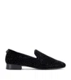 Kurt Geiger Embellished Ace Loafers In Black