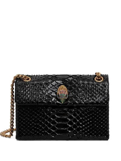 Kurt Geiger Embellished Chain Cross Body Bag In Black