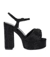Kurt Geiger Embellished Kensington Eagle Platform Sandals 125 In Multi