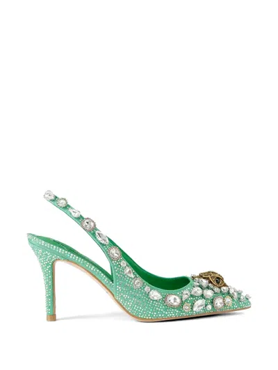 Kurt Geiger Embellished Pumps In Green