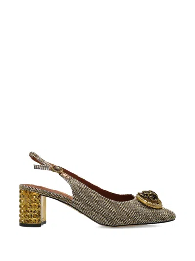 Kurt Geiger Embellished Slingback Heeled Pumps In Multi