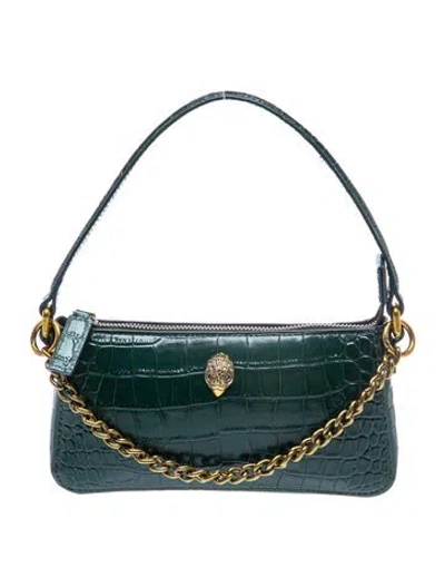 Pre-owned Kurt Geiger Embossed Leather Top Handle Bag In Multi