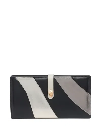 Kurt Geiger Ensington Panelled Wallet In Black